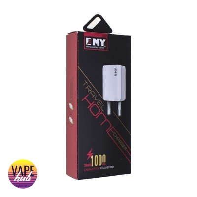 Зарядное устройство - EMY MY-223 (5v|1A|1USB) - купити